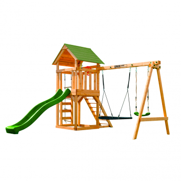 Детский игровой комплекс UNIX Kids (6 in 1) Light Green - 1