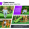 Детский игровой комплекс UNIX Kids (6 in 1) Light Green - 3