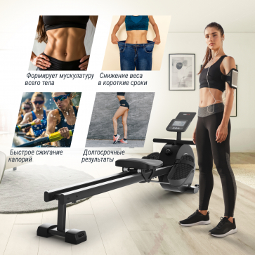 Гребной тренажер UNIX Fit Techno Rower 360 - 4