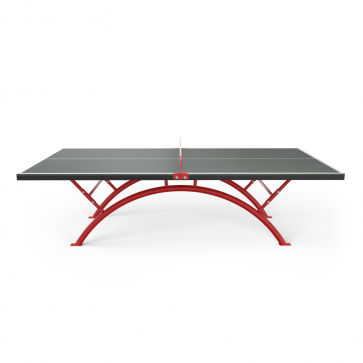 Антивандальный теннисный стол UNIX Line 14 mm SMC (Grey/Red) - 9